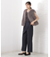 【美シルエット】タックワイドパンツ【セットアップ可】