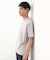 モックネックプレーティング半袖Tシャツ 【接触冷感/洗濯機OK】