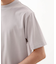 モックネックプレーティング半袖Tシャツ 【接触冷感/洗濯機OK】