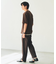 楊柳フェイクレイヤード半袖Tシャツ 【吸水速乾/毛玉になりにくい/洗濯機OK】