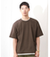 楊柳フェイクレイヤード半袖Tシャツ 【吸水速乾/毛玉になりにくい/洗濯機OK】