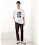 コード刺繍フォトプリント半袖Tシャツ 【洗濯機OK】