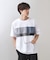 パネル切替半袖Tシャツ
