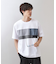 パネル切替半袖Tシャツ