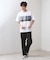 パネル切替半袖Tシャツ
