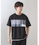 パネル切替半袖Tシャツ