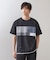 パネル切替半袖Tシャツ