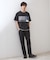 パネル切替半袖Tシャツ