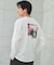フォトグラフプリント長袖Tシャツ【洗濯機OK】