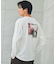 フォトグラフプリント長袖Tシャツ【洗濯機OK】