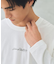 フォトグラフプリント長袖Tシャツ【洗濯機OK】