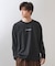 フォトグラフプリント長袖Tシャツ【洗濯機OK】
