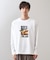 フォトグラフプリント長袖Tシャツ【洗濯機OK】