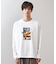 フォトグラフプリント長袖Tシャツ【洗濯機OK】