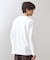 リンクスジャカード長袖Tシャツ【サスティナブル素材使用/洗濯機OK】