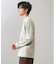 リンクスジャカード長袖Tシャツ【サスティナブル素材使用/洗濯機OK】