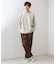 リンクスジャカード長袖Tシャツ【サスティナブル素材使用/洗濯機OK】