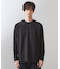 リンクスジャカード長袖Tシャツ【サスティナブル素材使用/洗濯機OK】