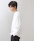 リンクスジオメトリック長袖Tシャツ【サスティナブル素材使用/洗濯機OK】