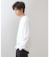 リンクスジオメトリック長袖Tシャツ【サスティナブル素材使用/洗濯機OK】