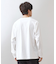 リンクスジオメトリック長袖Tシャツ【サスティナブル素材使用/洗濯機OK】