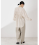 ストライプバックシャーリングシャツ【体型カバー/洗える】