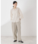 ストライプバックシャーリングシャツ【体型カバー/洗える】