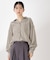 ストライプバックシャーリングシャツ【体型カバー/洗える】