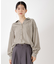 ストライプバックシャーリングシャツ【体型カバー/洗える】