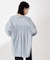 ストライプバックシャーリングシャツ【体型カバー/洗える】