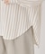 ストライプバックシャーリングシャツ【体型カバー/洗える】