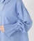 袖プリーツ&バックシャーリングシャツ【体型カバー/洗える】