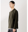 フェイククルーネック長袖Tシャツ