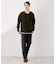 フェイククルーネック長袖Tシャツ