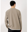 フェイククルーネック長袖Tシャツ