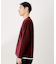 フェイククルーネック長袖Tシャツ