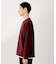 フェイククルーネック長袖Tシャツ