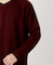 フェイククルーネック長袖Tシャツ