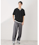 ツイルキーネック半袖Tシャツ