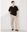 ツイルキーネック半袖Tシャツ
