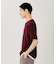 ツイルキーネック半袖Tシャツ