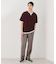 ツイルキーネック半袖Tシャツ
