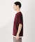 ツイルキーネック半袖Tシャツ