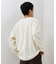 【心地良い、滑らかさ】レイヤード風ケーブル長袖Tシャツ