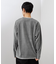 【心地良い、滑らかさ】レイヤード風ケーブル長袖Tシャツ