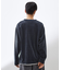 【心地良い、滑らかさ】レイヤード風ケーブル長袖Tシャツ