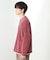 【心地良い、滑らかさ】レイヤード風ケーブル長袖Tシャツ