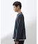 【心地良い、滑らかさ】レイヤード風ケーブル長袖Tシャツ