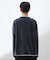 【心地良い、滑らかさ】レイヤード風ケーブル長袖Tシャツ