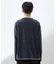 【心地良い、滑らかさ】レイヤード風ケーブル長袖Tシャツ